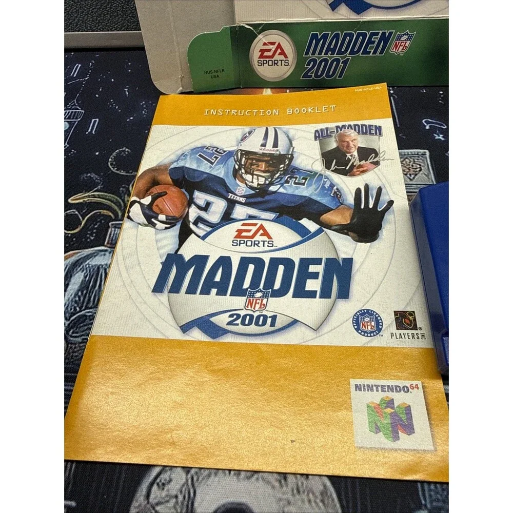 Madden 2001 Nintendo 64 Missing Box Insert